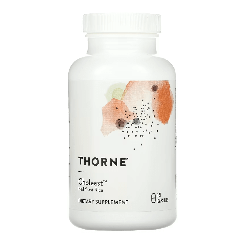 Choleast Thorne Research, 120 капсул бетаин гидрохлорид и пепсин thorne research thorne research 450 капсул