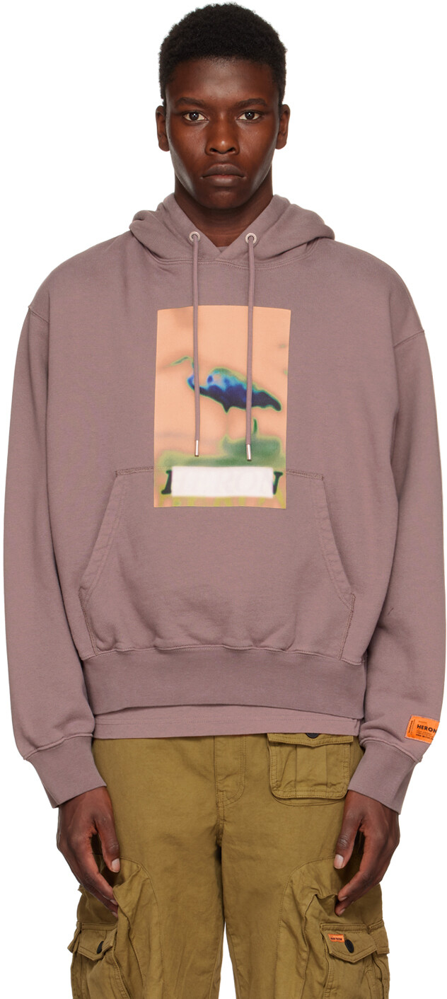 

Пурпурная толстовка с цензурой Heron Preston, Фиолетовый