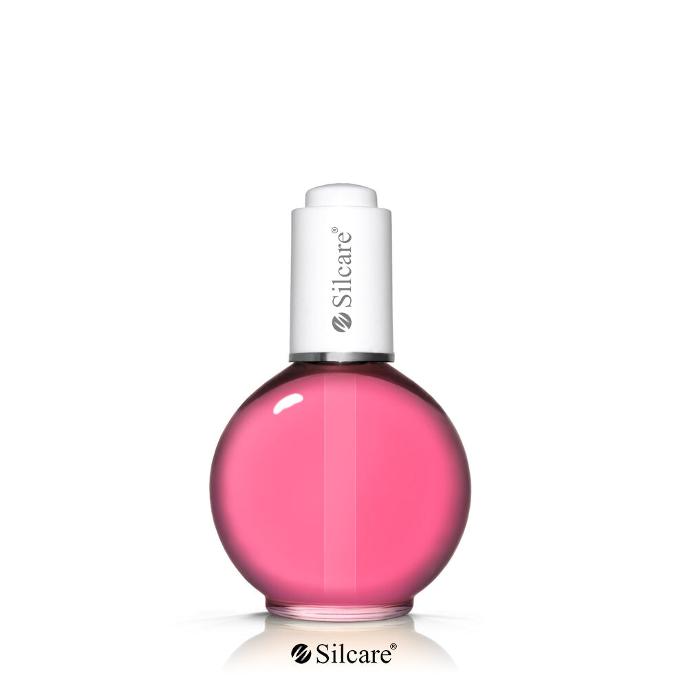 

Silcare Масло для ногтей The Garden of Color Малиновое светло-розовое 75мл