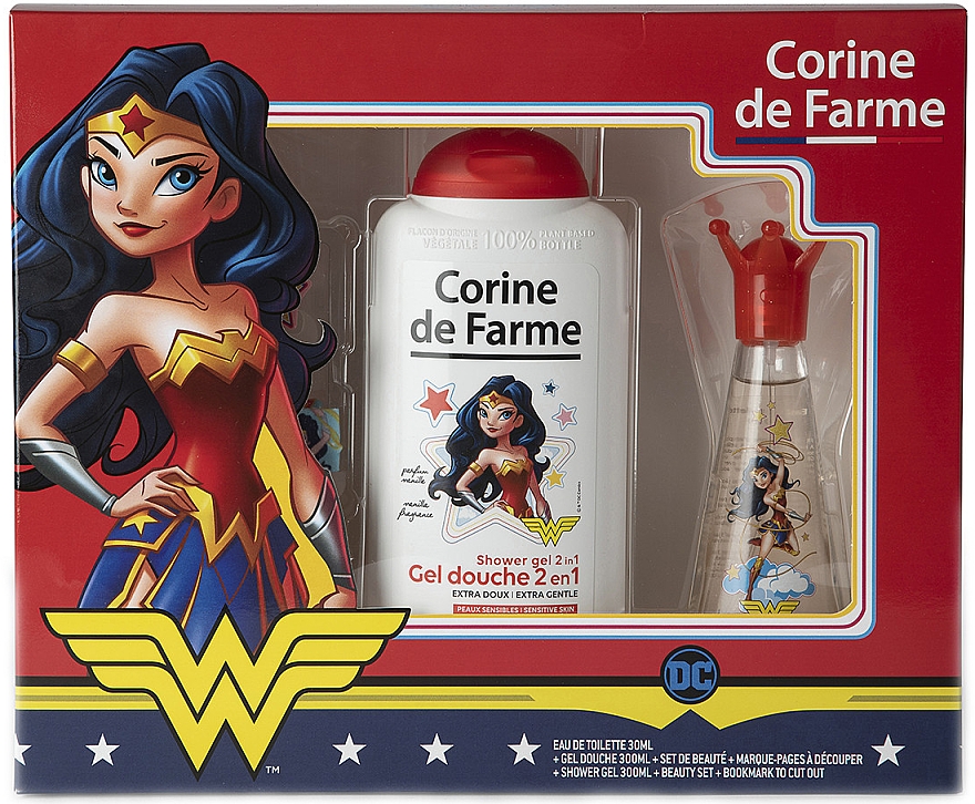 Парфюмерный набор Corine De Farme Wonder Woman настольный еженедельник wonder woman