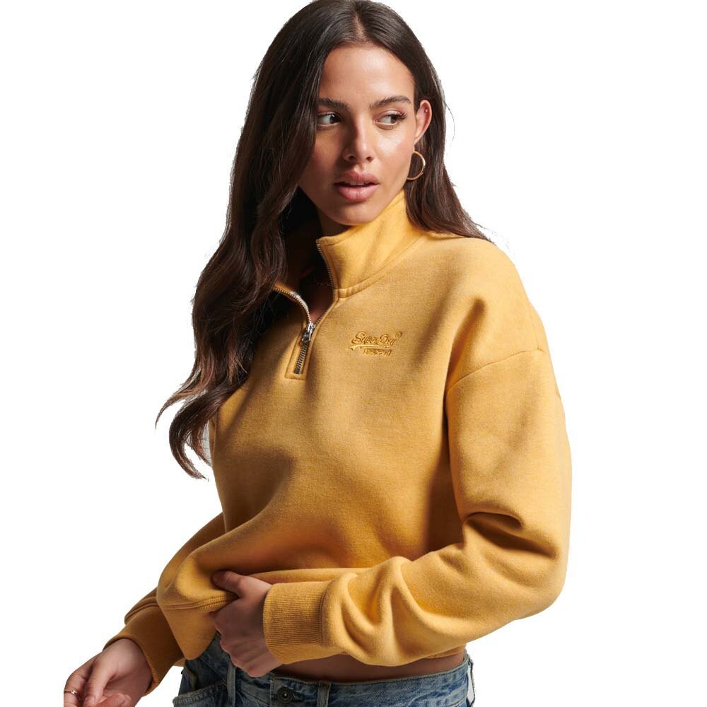 

Толстовка Superdry Vintage Logo Emb Henley, желтый