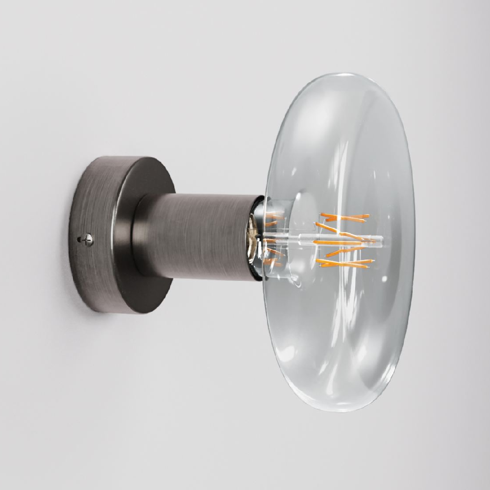 Настенный светильник Creative Cables Metal, серый потолочный светильник 3х60вт е27 размер 54x13x28 см