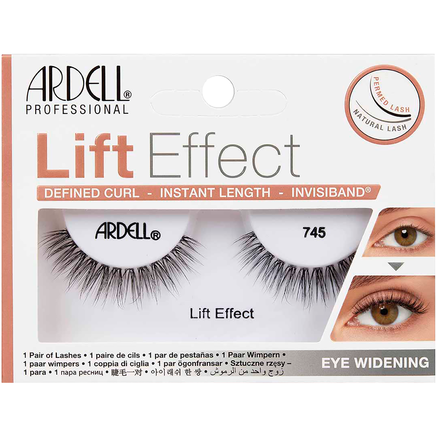 

Ardell Lift Effect 745 накладные ресницы на полоске, 1 упаковка