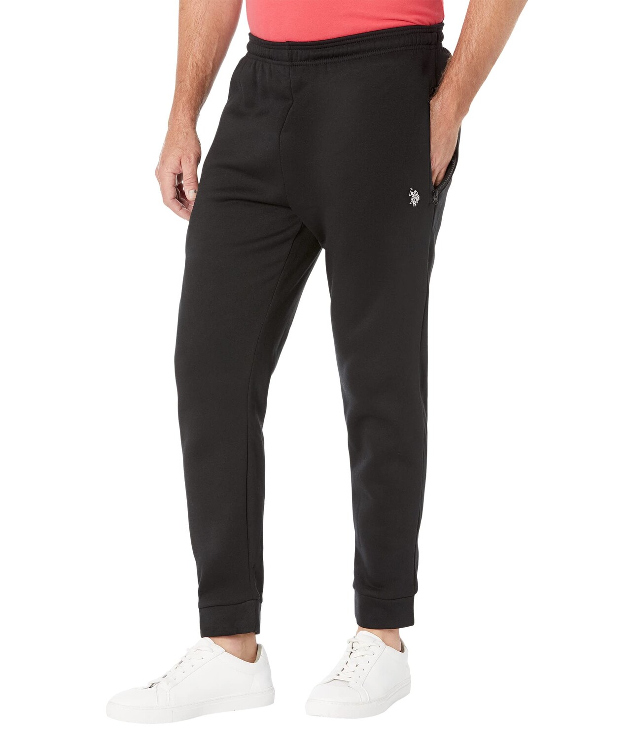 

Брюки U.S. POLO ASSN., Zip Pocket Fleece Pants, Черный