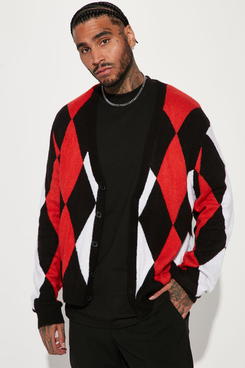 

Кардиган Fashion Nova FNMH1027, черный