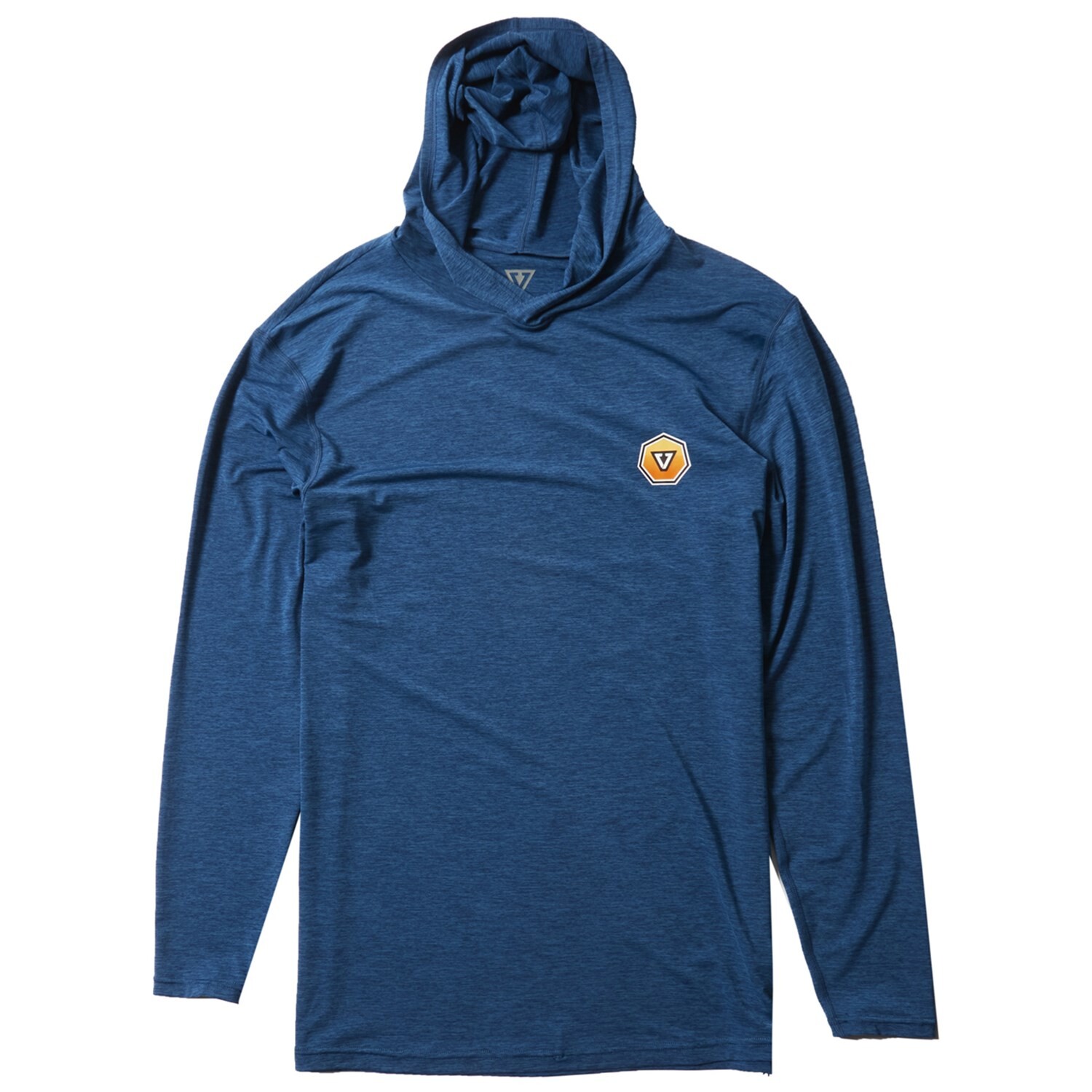 

Рубашка для серфинга Vissla Twisted Eco с капюшоном и длинными рукавами, naval heather