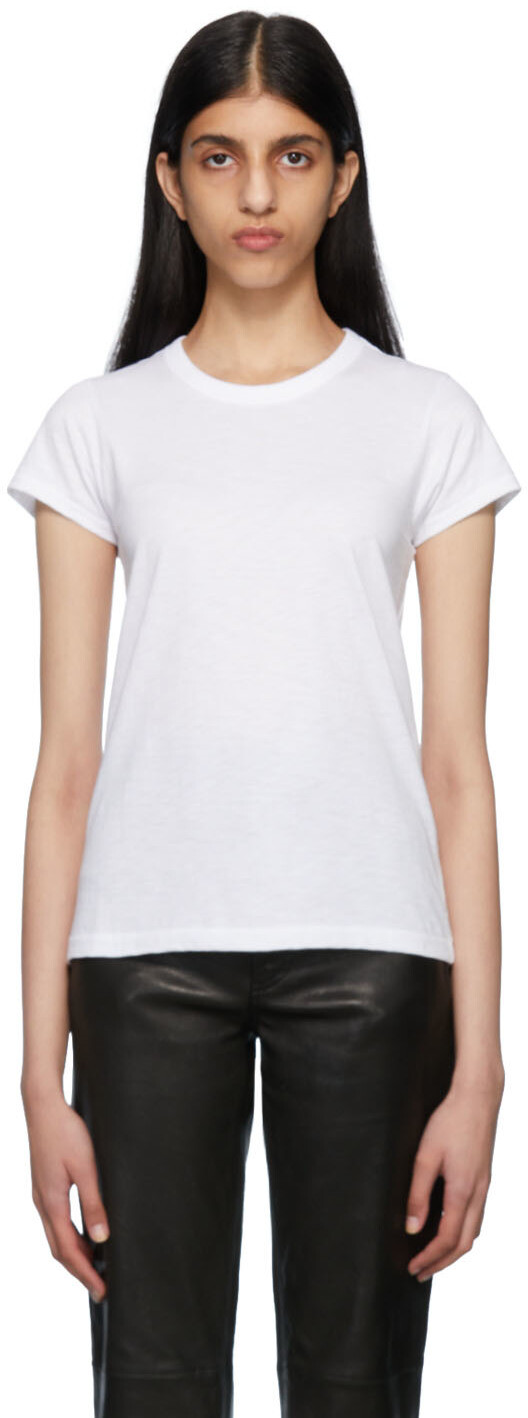 

Белая футболка \The Slub\"" rag & bone, Белый
