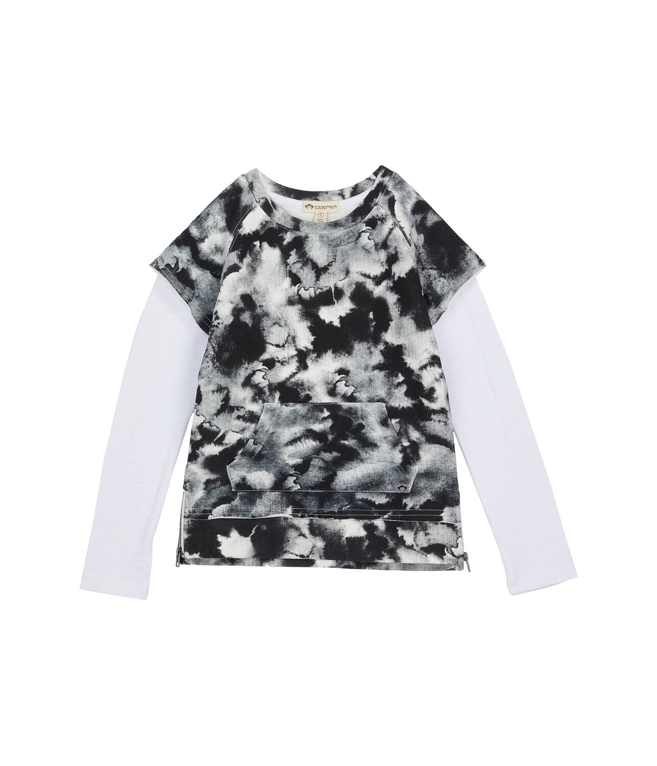

Толстовка Appaman Kids, Freestyle Twofer Sweatshirt w/ Front Pockets
