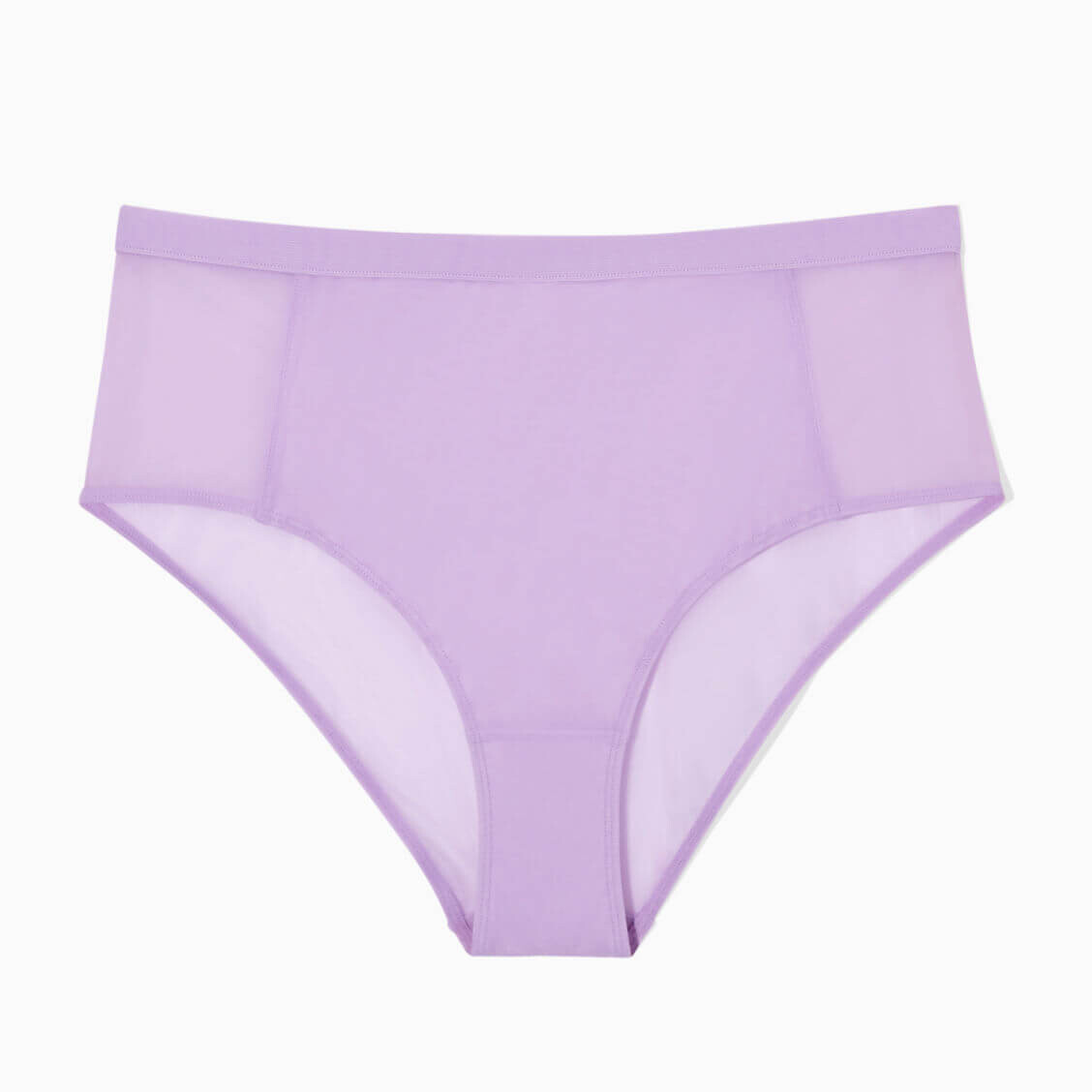 

Трусы COS High-Waisted Mesh-Panel, лиловый