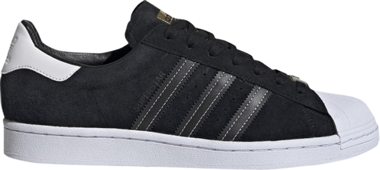 Black suede cheap adidas superstar