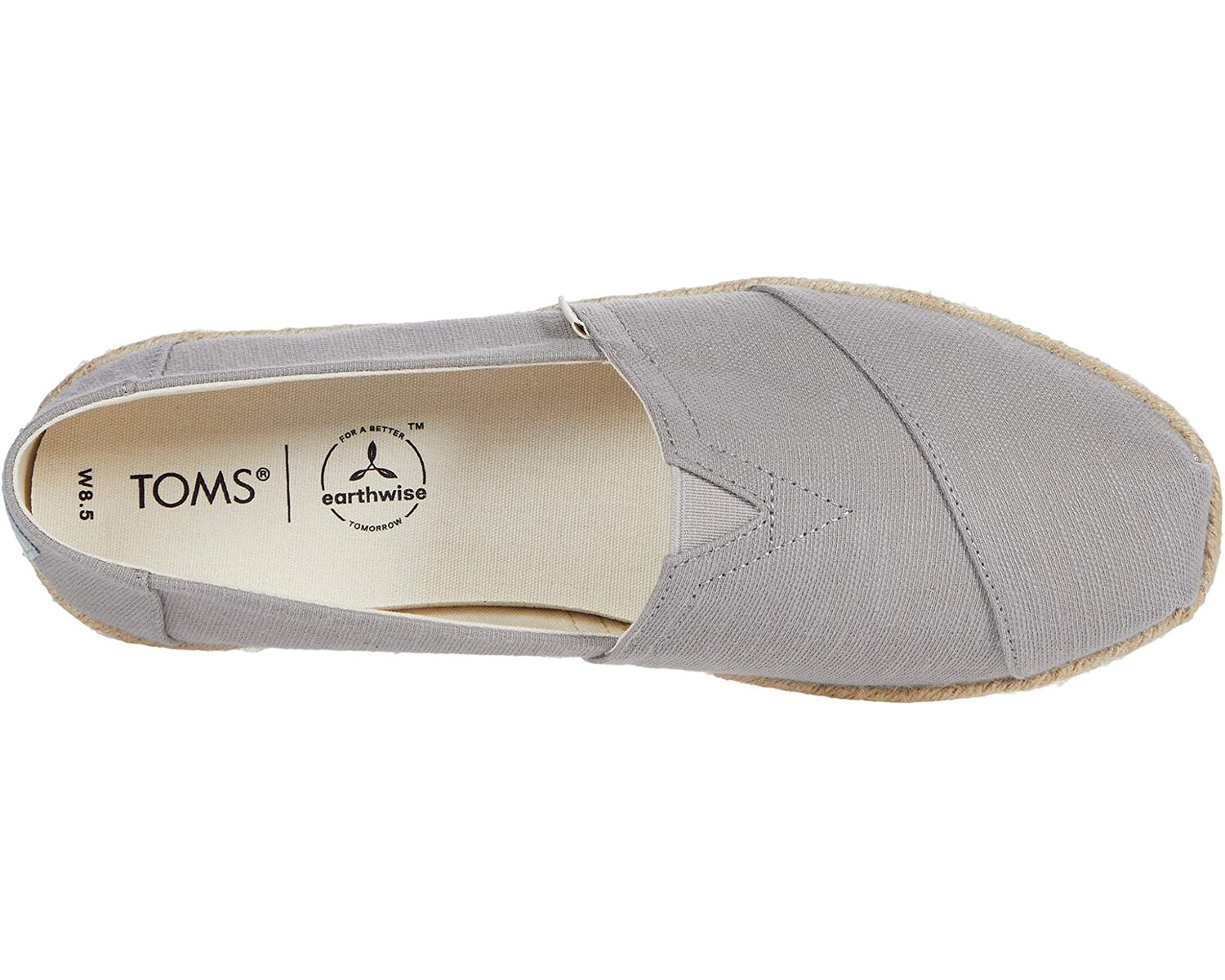 

Лоферы Alpargata on Rope TOMS, серый