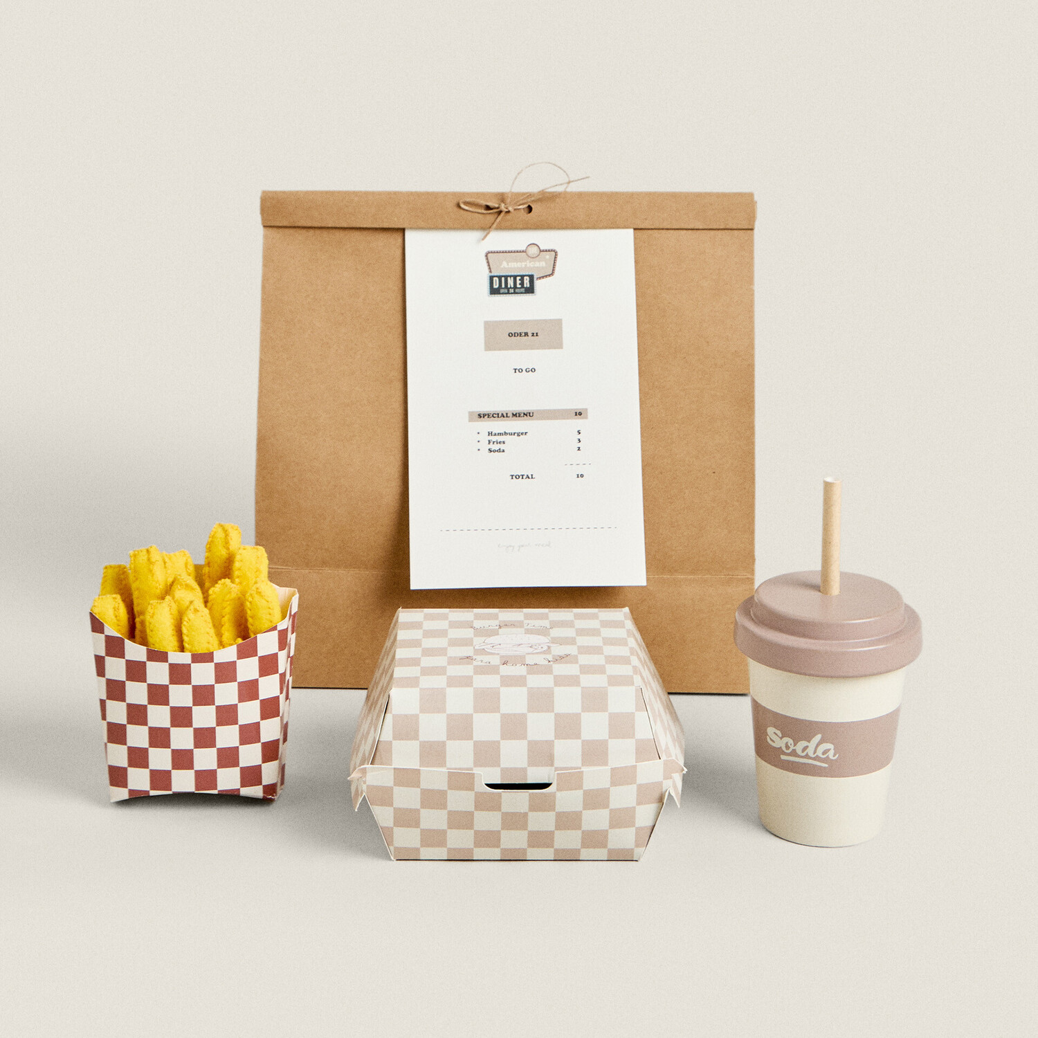 

Детская американская игрушка-еда Zara Home, дерево