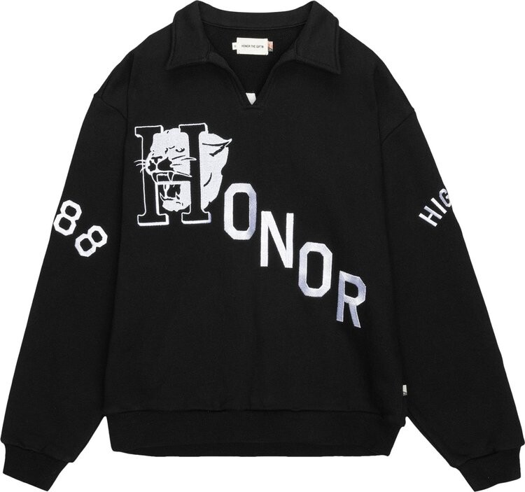 

Свитер Honor The Gift Mascot Henley Sweater 'Black', черный