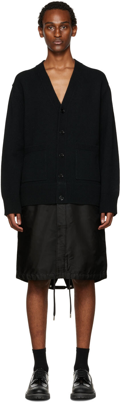 

Черный кардиган Perren Burberry