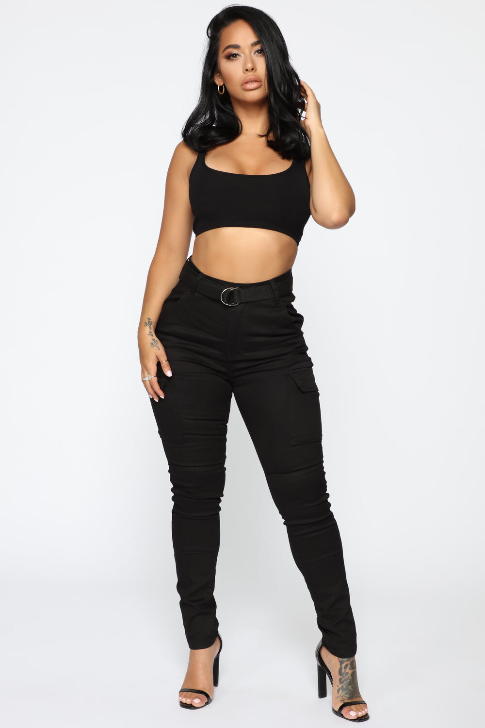 

Брюки карго Fashion Nova RJH2373, черный