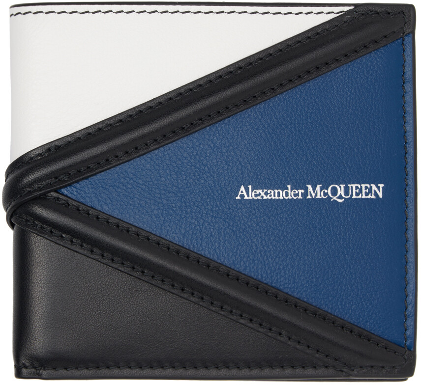 

Сине-белый кошелек The Harness Alexander McQueen