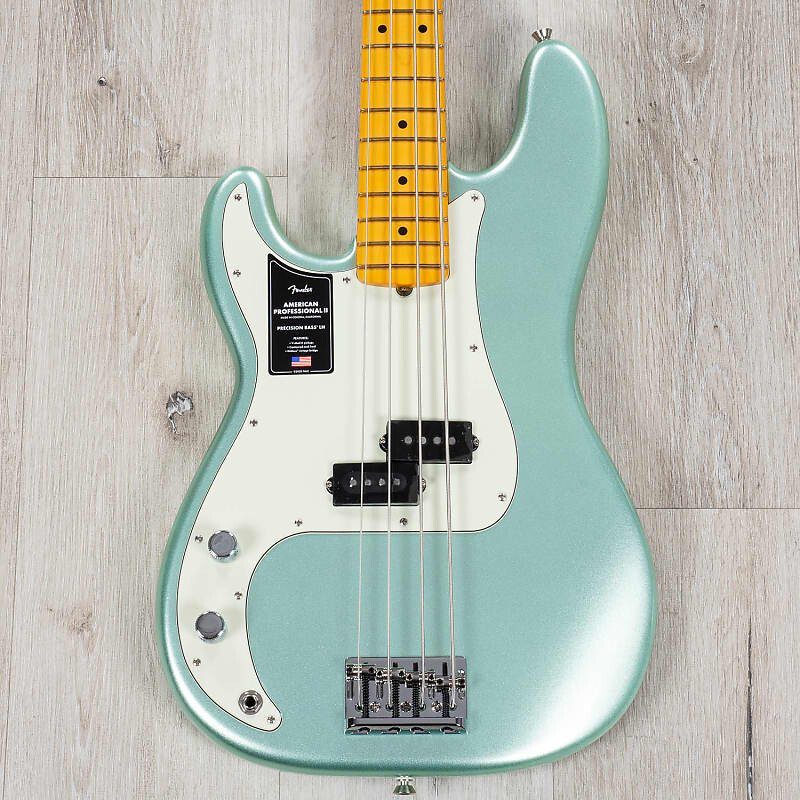 

Fender American Professional II Precision Bass для левшей, Mystic Surf Green 0193942718