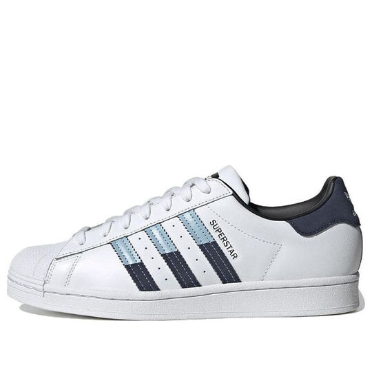 

Кроссовки Adidas Superstar 'White Navy' HQ2207, белый