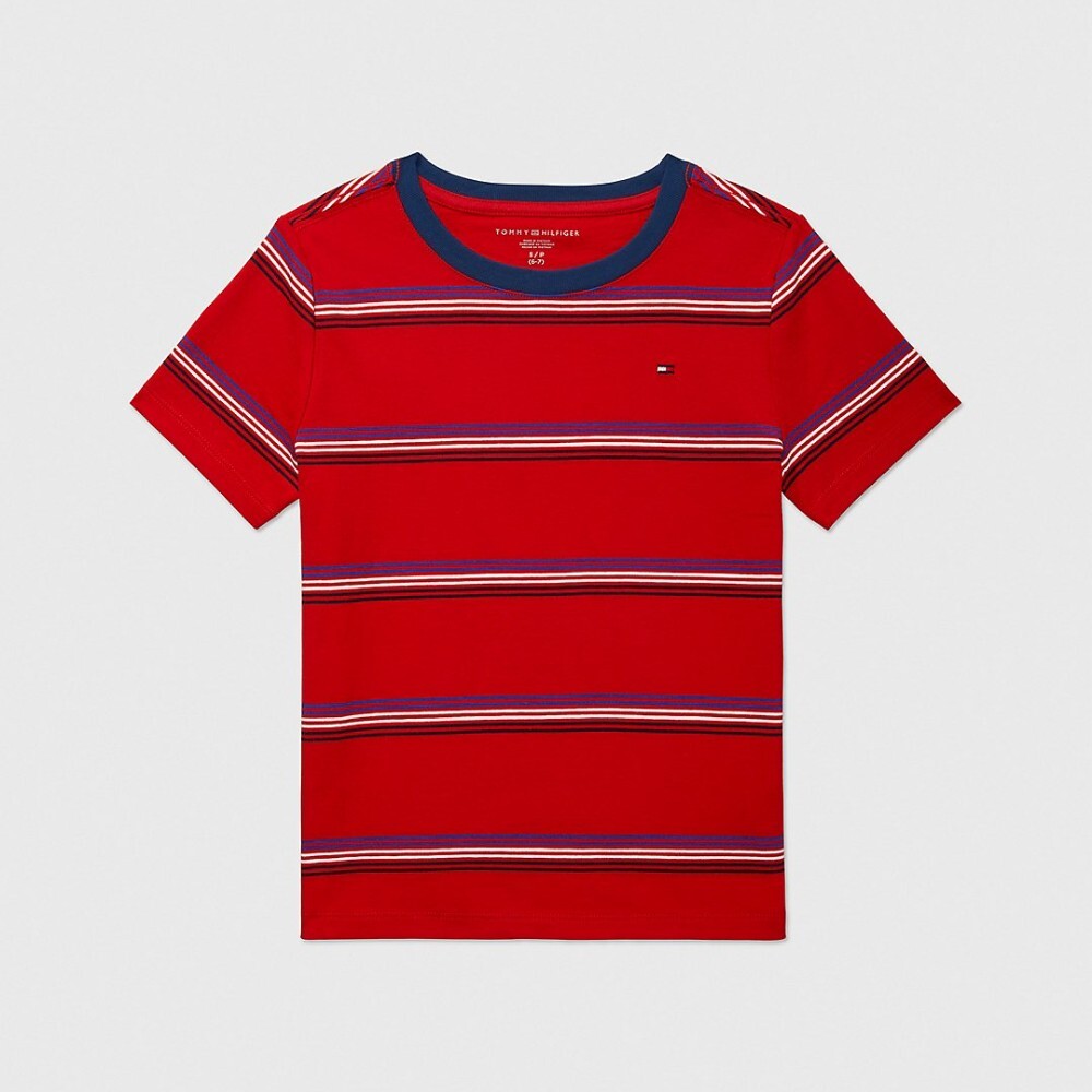 

Футболка Tommy Hilfiger Kids' Stripe, красный
