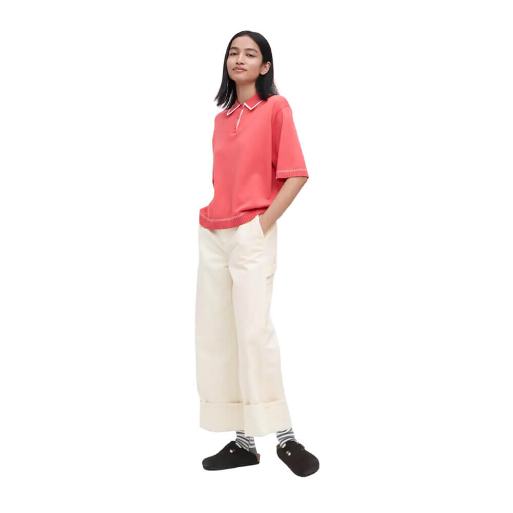 

Брюки Uniqlo JW Anderson Relaxed Fit, белый