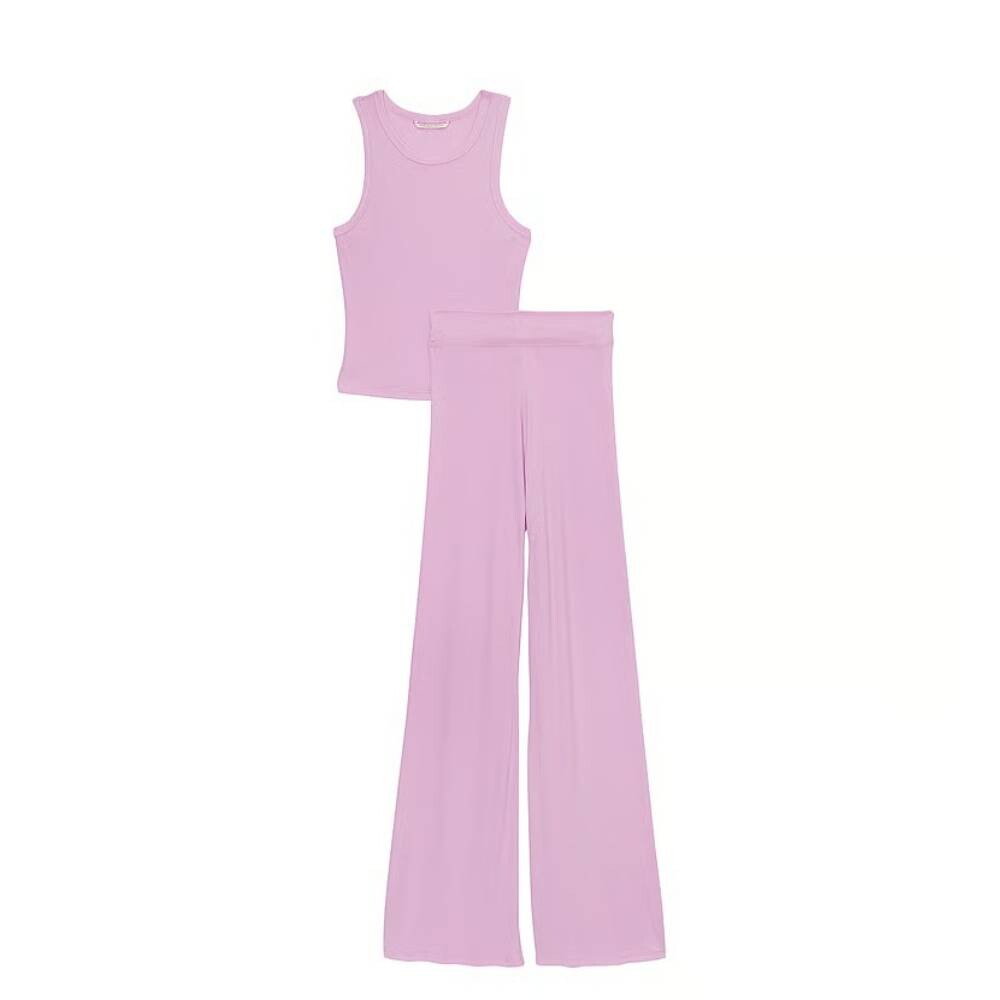 

Комплект пижамный Victoria's Secret Ribbed Modal Tank & Pants, 2 предмета, сиреневый