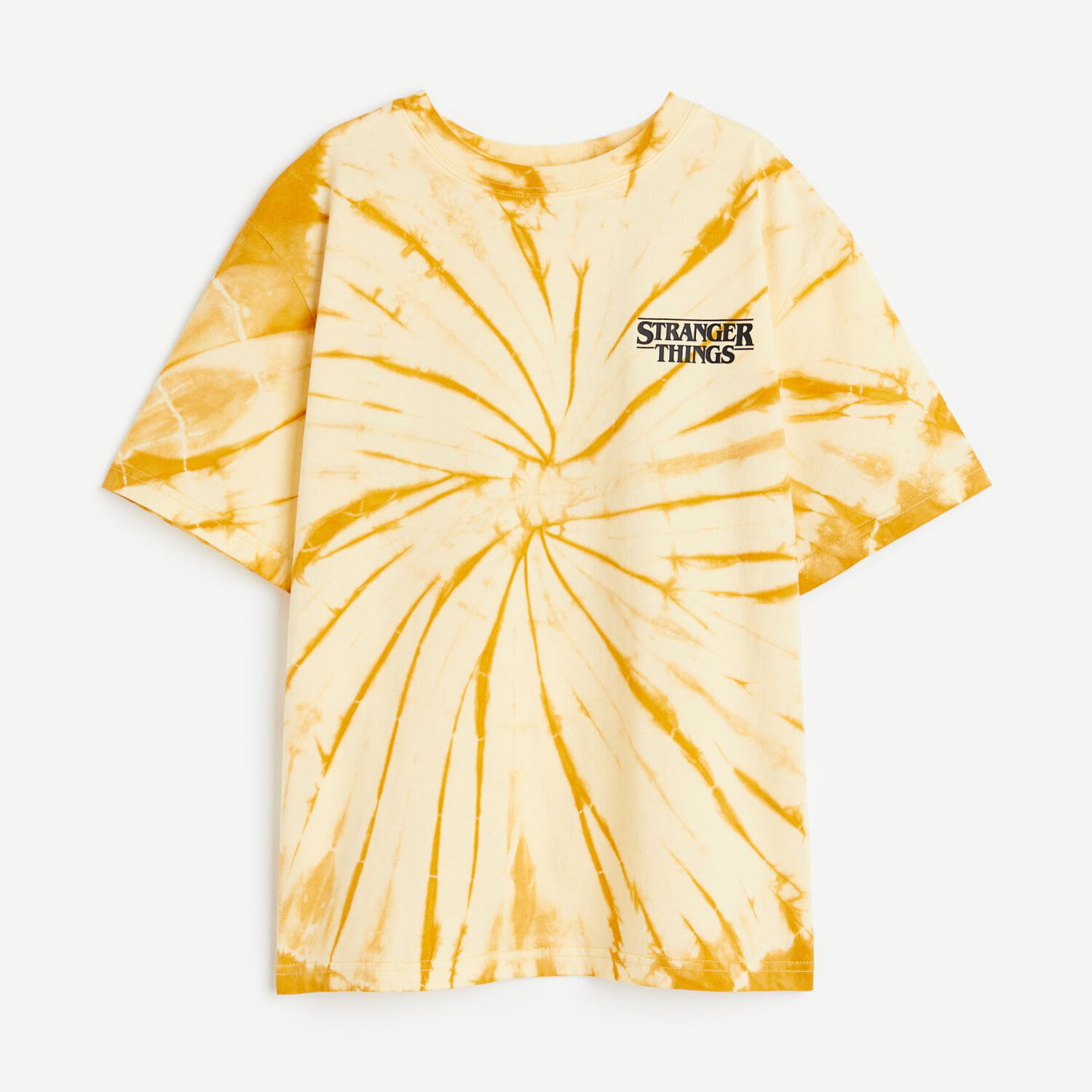 

Футболка с принтом H&M Stranger Things, желтый