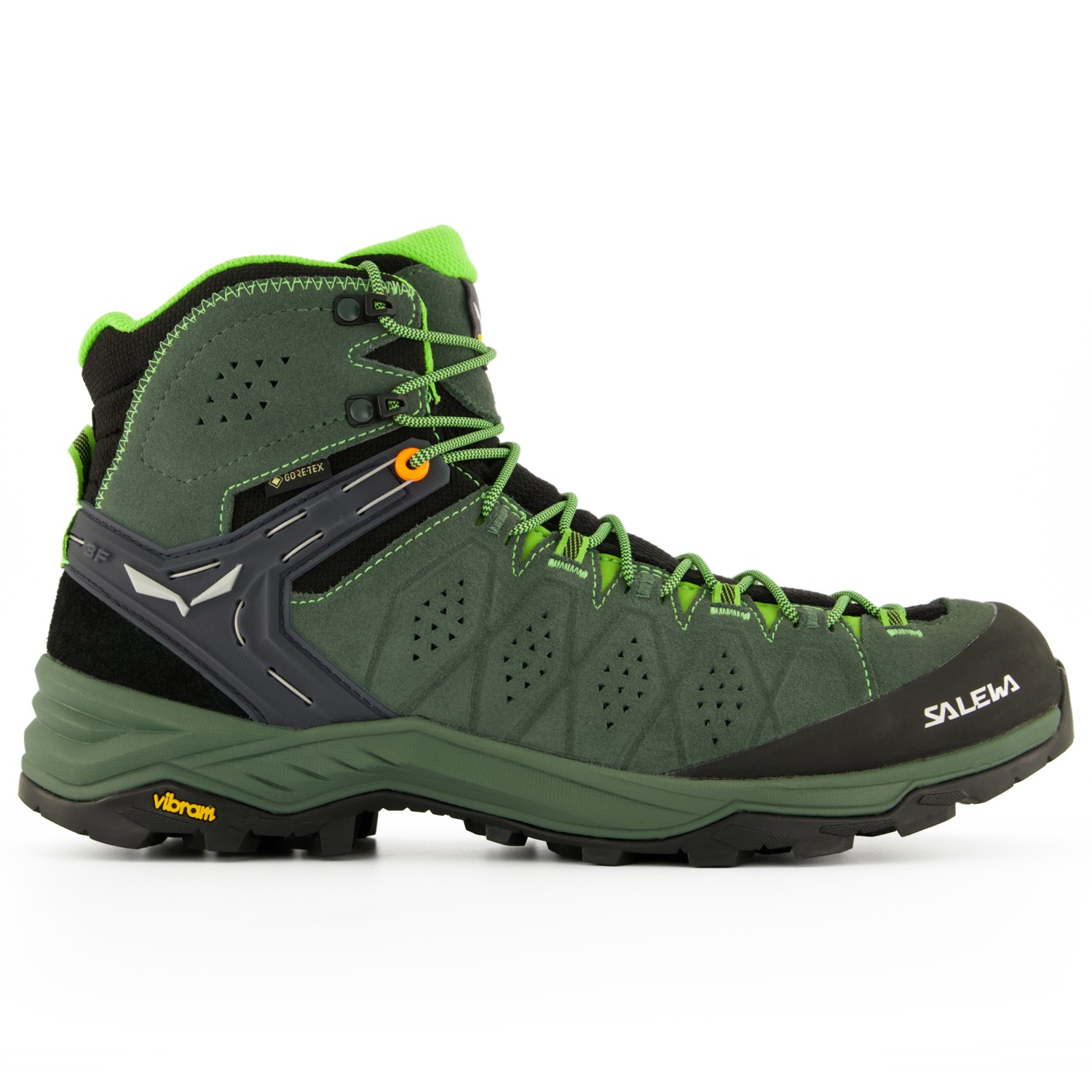 Ботинки для прогулки Salewa Alp Trainer 2 Mid GTX, цвет Raw Green/Pale Frog ботинки salewa mountain trainer 2 mid gore tex коричневый