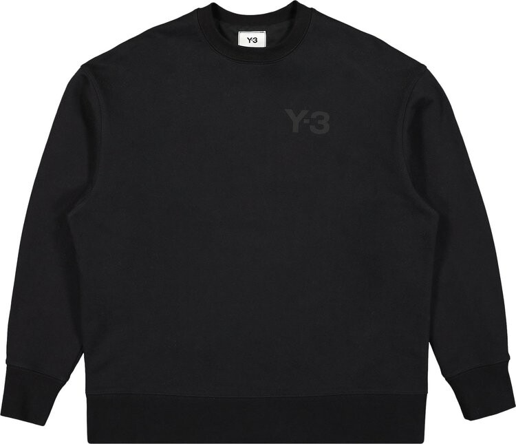 

Толстовка Y-3 Classic Chest Logo Crew Sweatshirt 'Black', черный