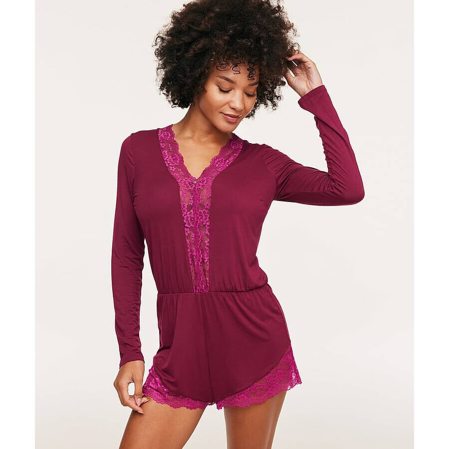 

Комбинезон Adore Me Charlotte Romper, бордовый