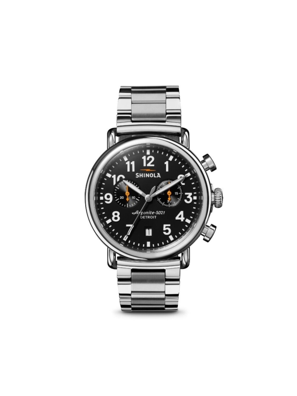 

Наручные часы The Runwell Chrono 41 мм Shinola, черный
