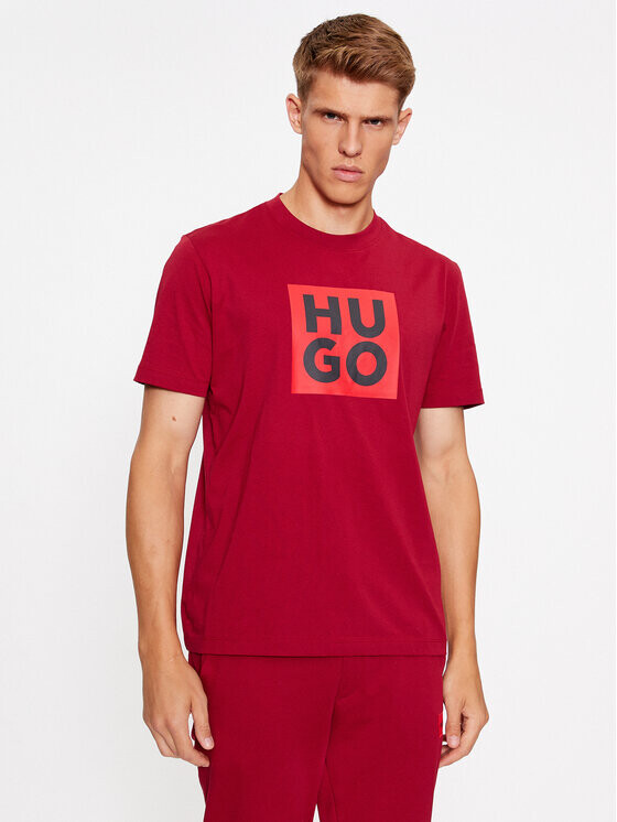

Футболка стандартного кроя Hugo, красный