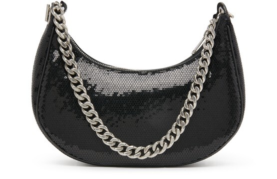 

Средняя цепочка Ava с пайетками и Celine Celine, черный/белый
