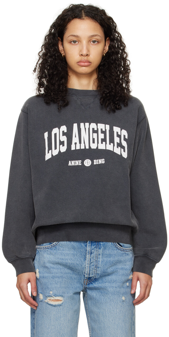 

Черный свитшот Ramona 'Los Angeles' Anine Bing