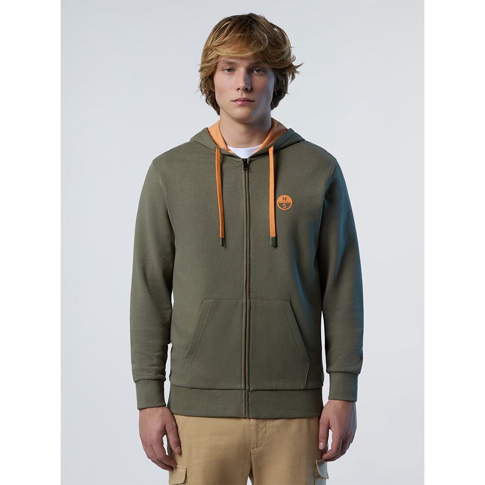 

Толстовка North Sails Basic Full Zip, зеленый
