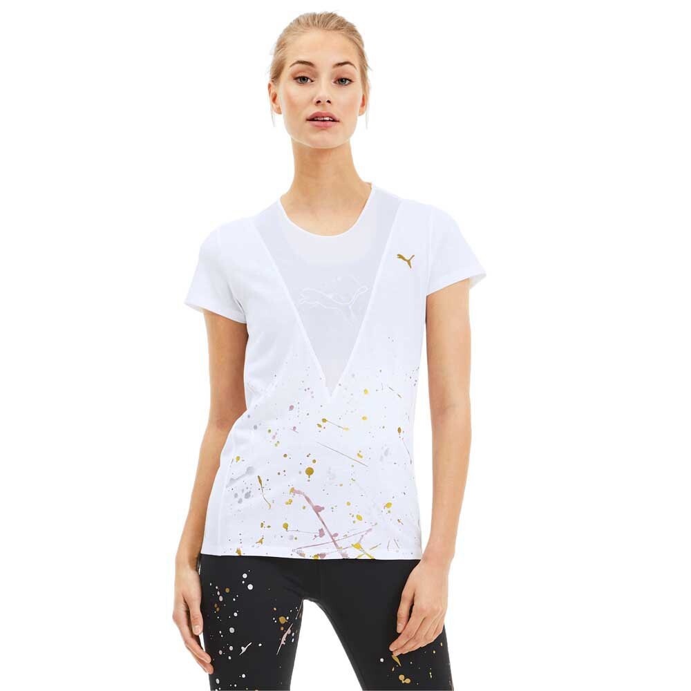

Футболка Puma Metal Splash Deep V, белый