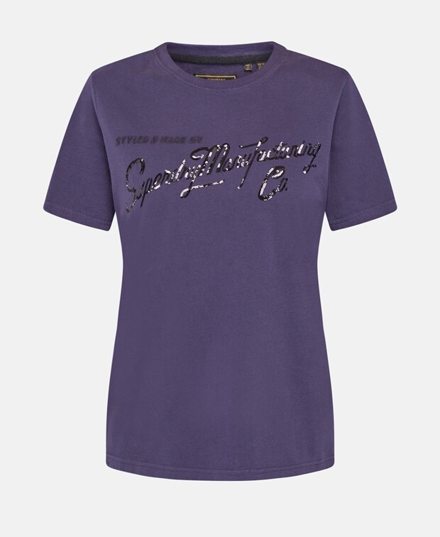 

Футболка Superdry, темно-синий
