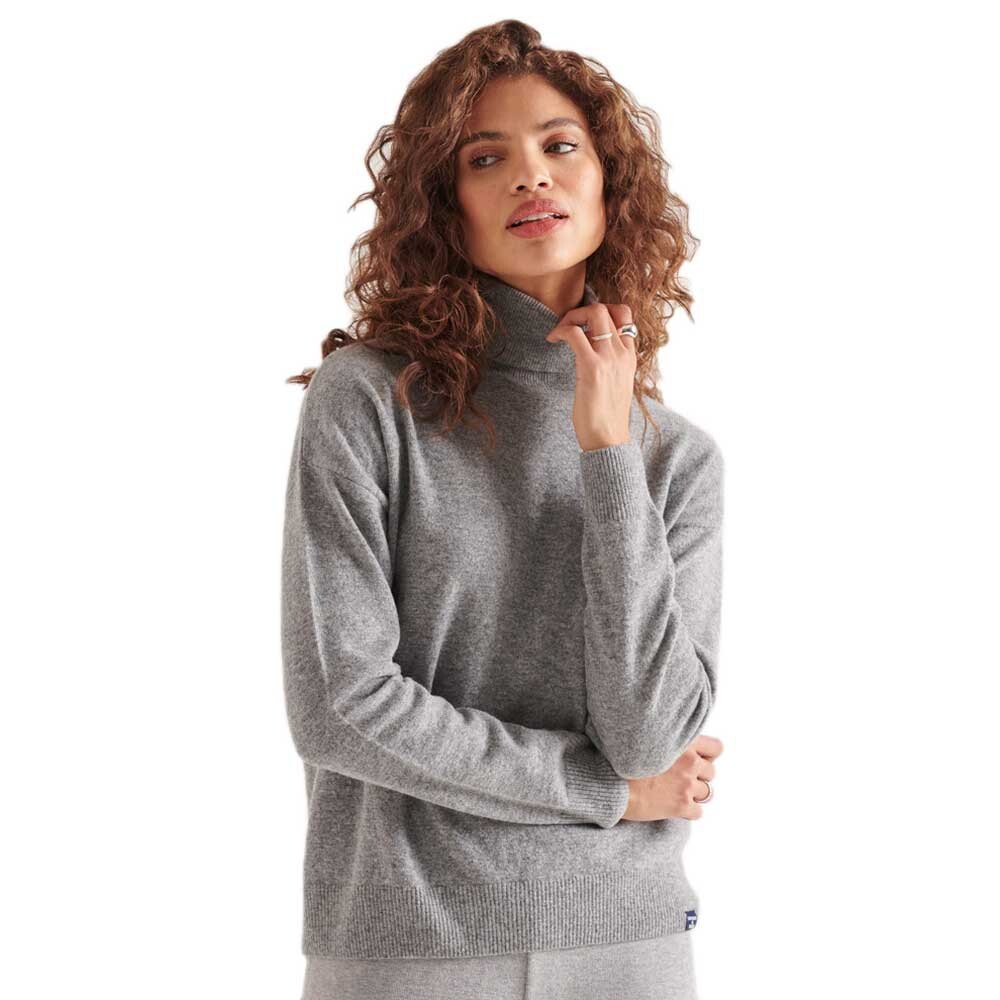 

Свитер Superdry Lambswool Roll Neck, серый