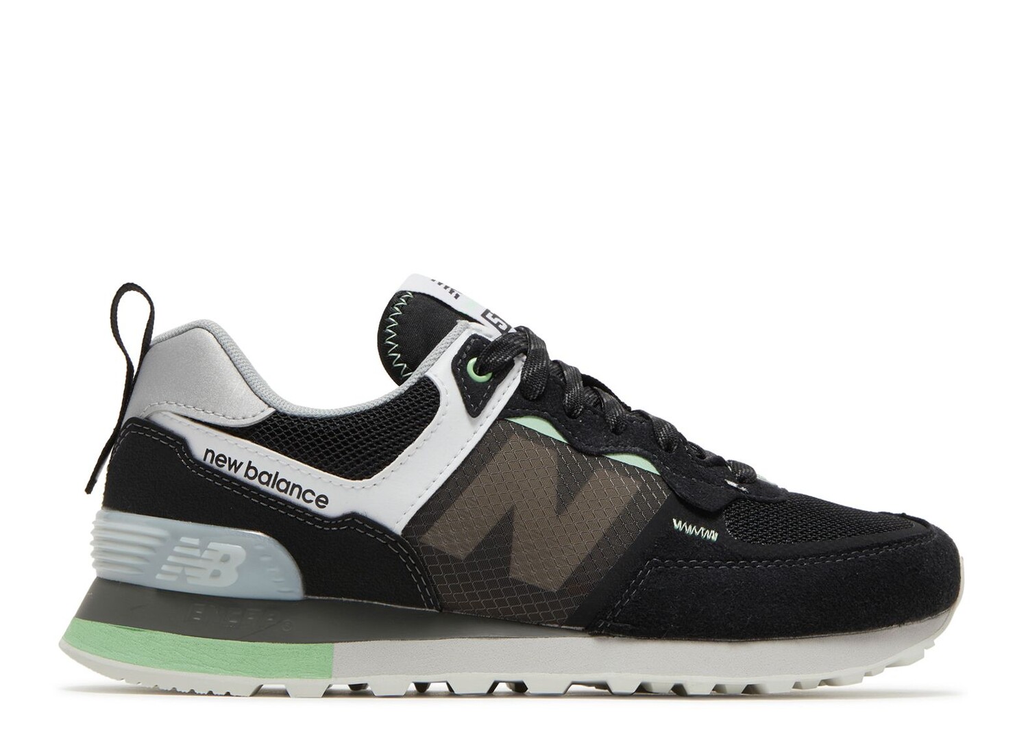 

Кроссовки New Balance Wmns 574 'Black Green', черный