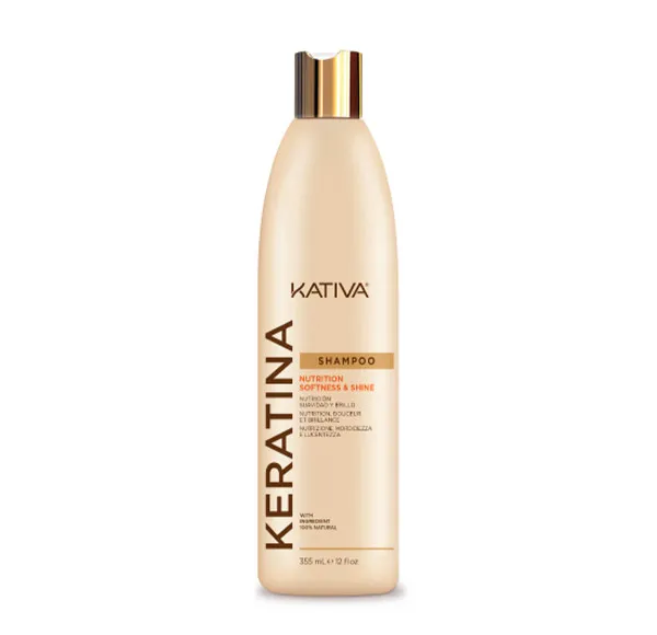 

Шампунь для поврежденных волос Keratina Nutrition Softness & Shine Shampoo Kativa, 250 ml