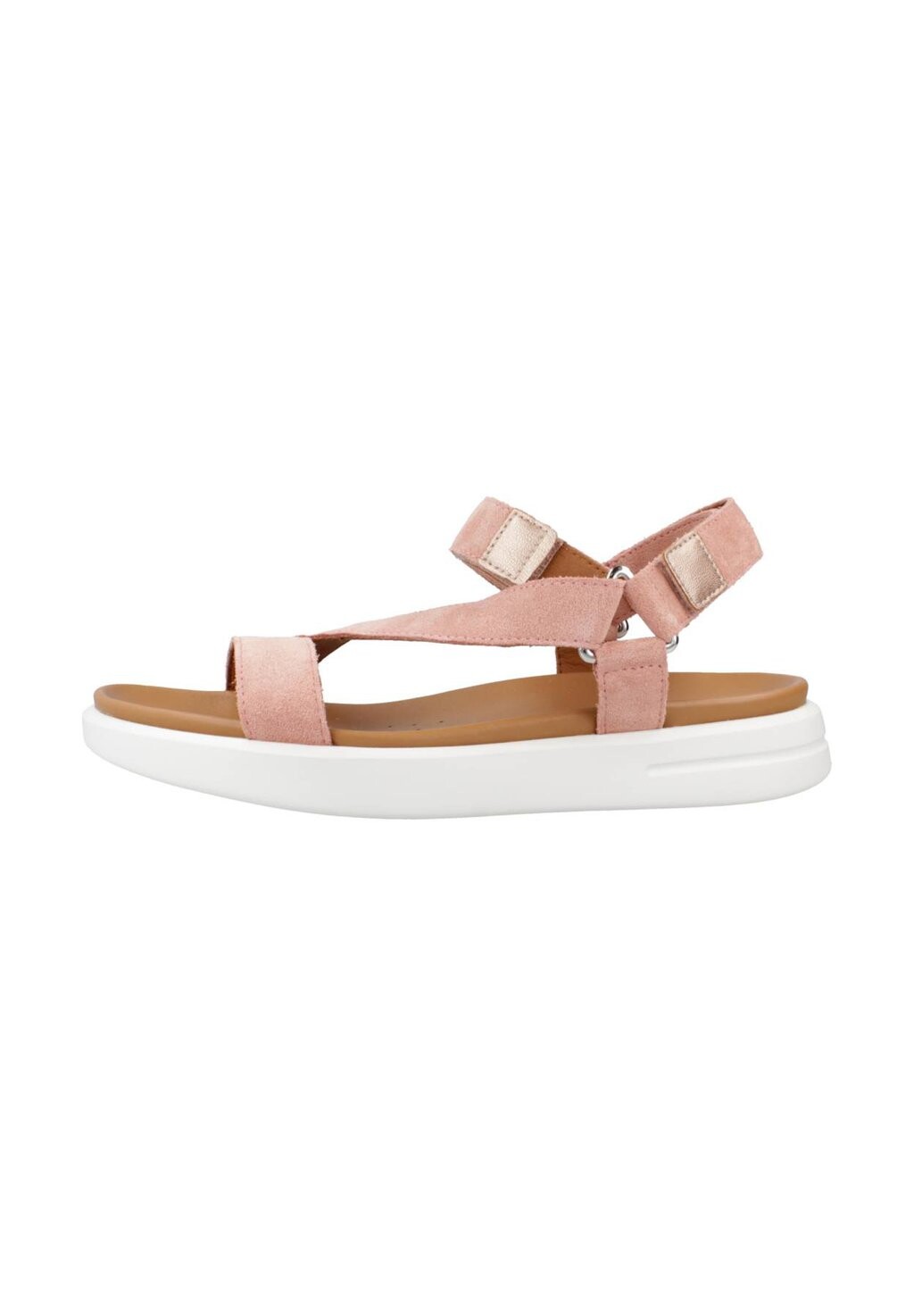 

Босоножки с ремешком Geox, цвет dk skin rose gold