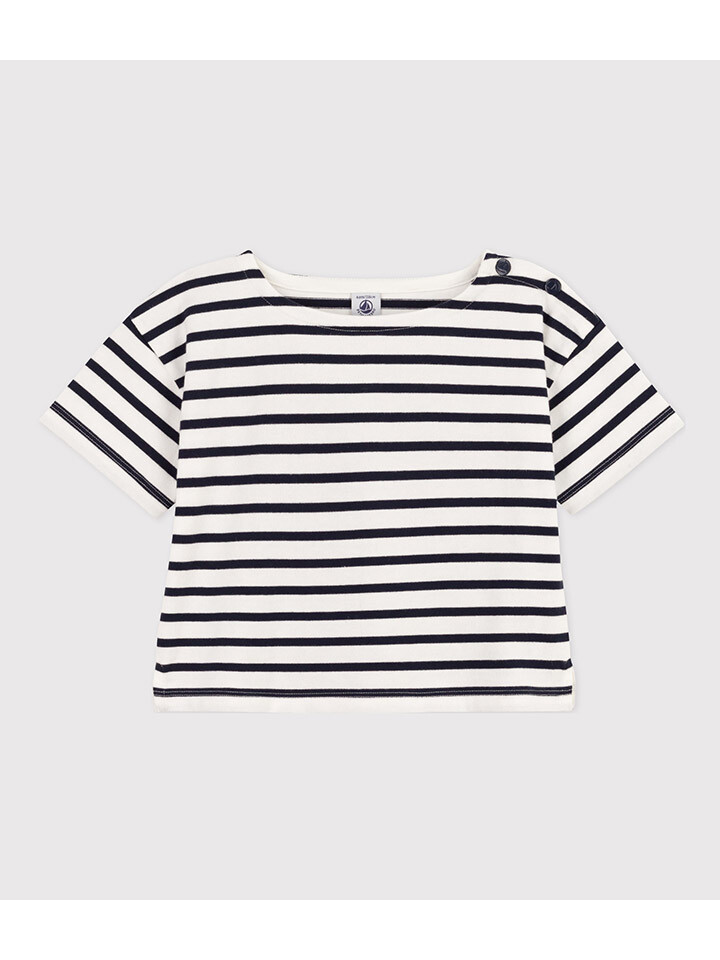 

Футболка PETIT BATEAU, темно синий