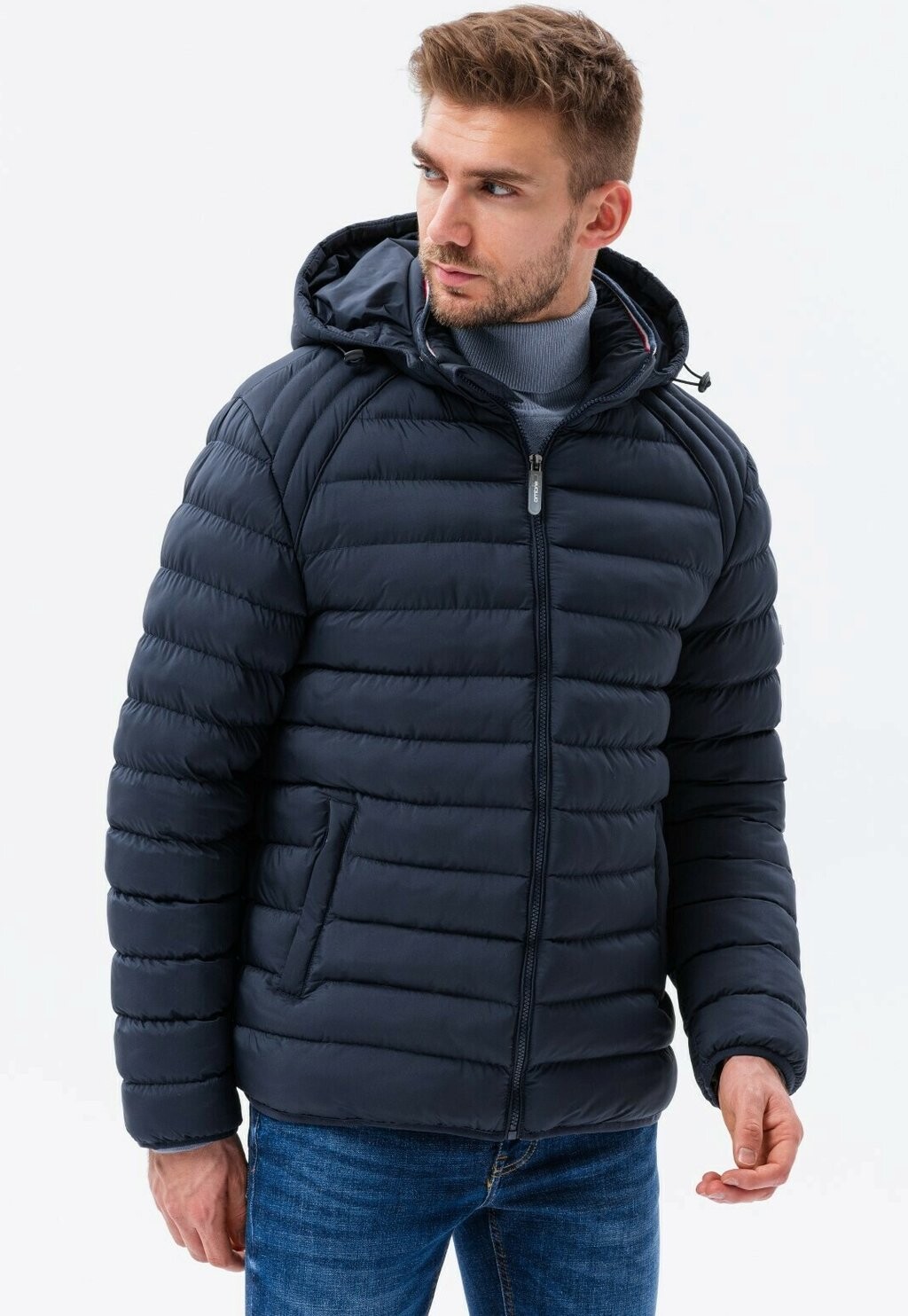 

Зимнее пальто QUILTED Ombre, темно-синий