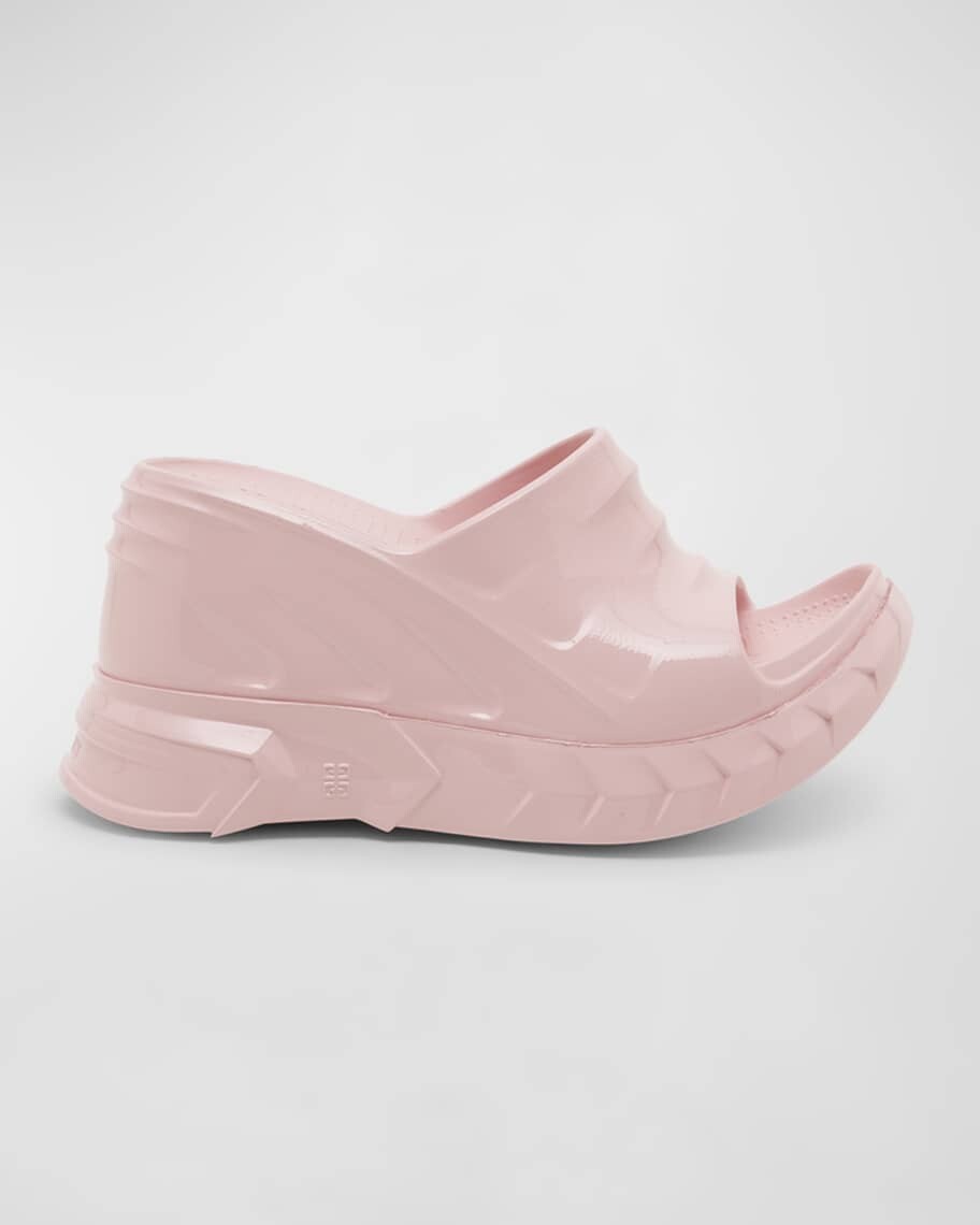 

Резиновые шлепанцы на танкетке Marshmallow Givenchy