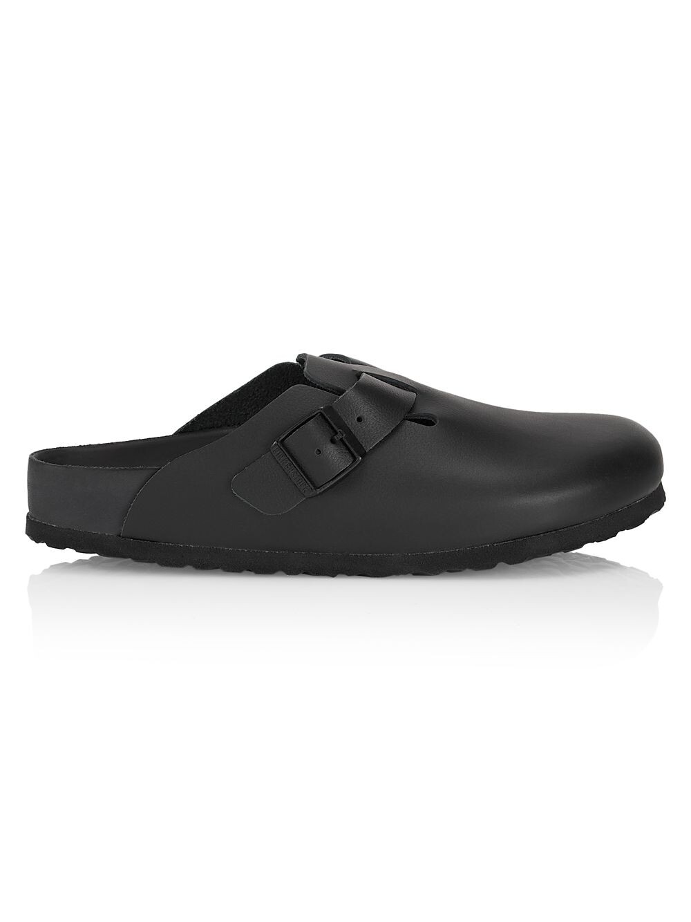 

Кожаные мюли с пряжкой Boston Birkenstock, черный