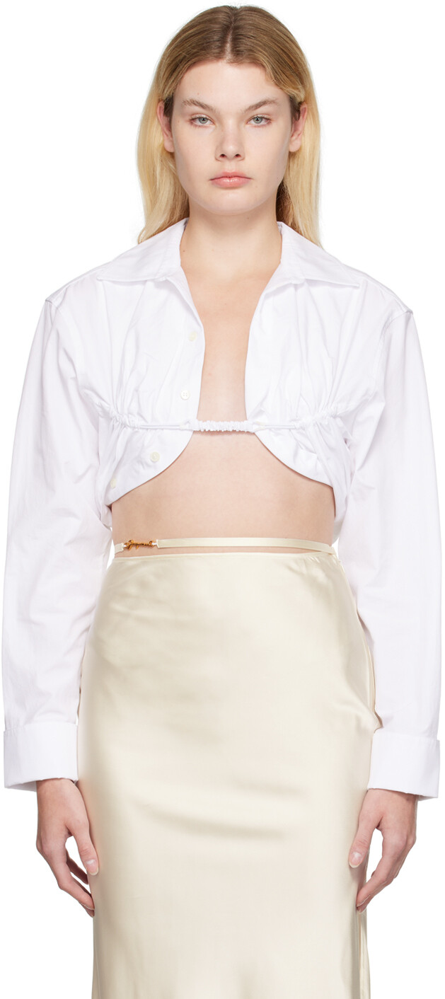 

Белая рубашка Le Papier 'La Chemise Machou' Jacquemus