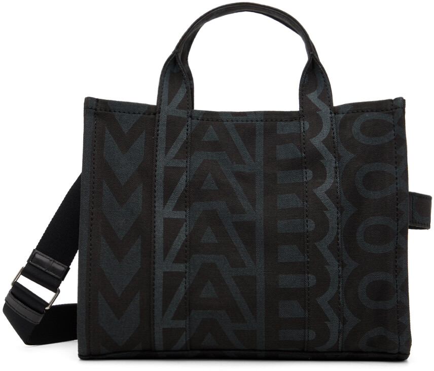 

Черная маленькая объемная сумка-тоут The Monogram Marc Jacobs, Черный