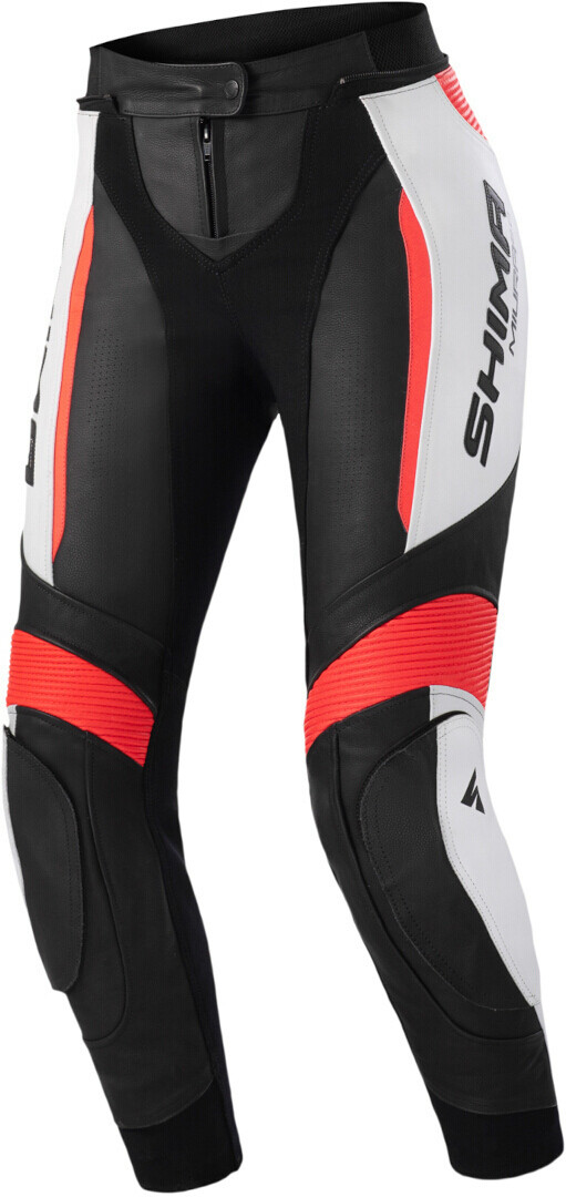 

SHIMA Miura 2.0 Женские мотоциклы Кожаные брюки, черный/белый/красный