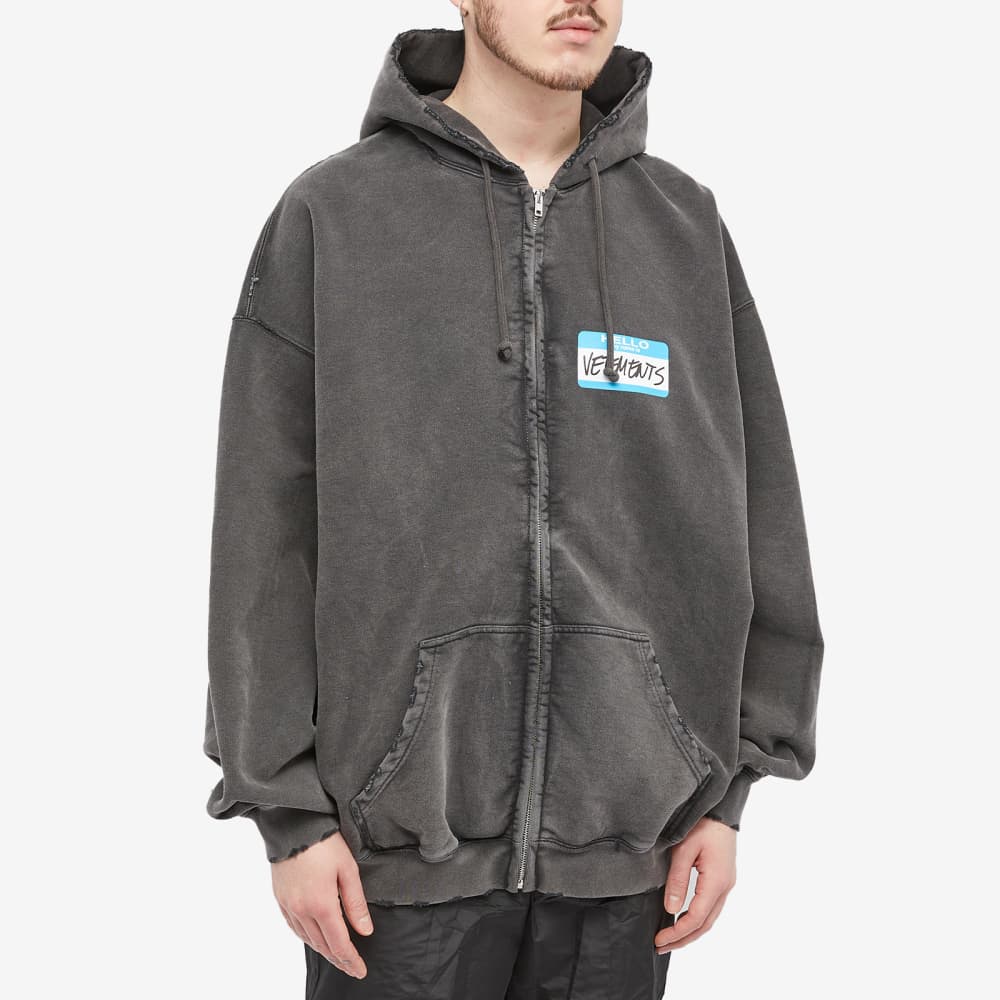 Толстовка VETEMENTS My Name Is Zip Up Hoody – заказать с доставкой из-за  рубежа через онлайн-сервис «CDEK.Shopping»