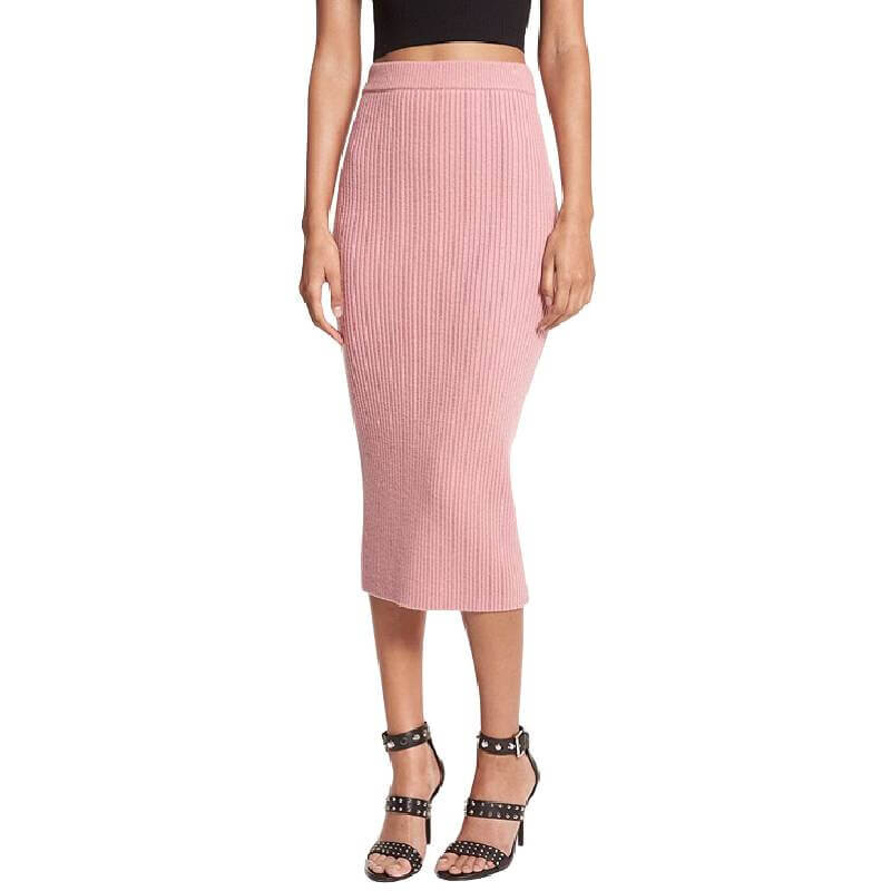 

Юбка Michael Michael Kors Ribbed Pencil, розовый