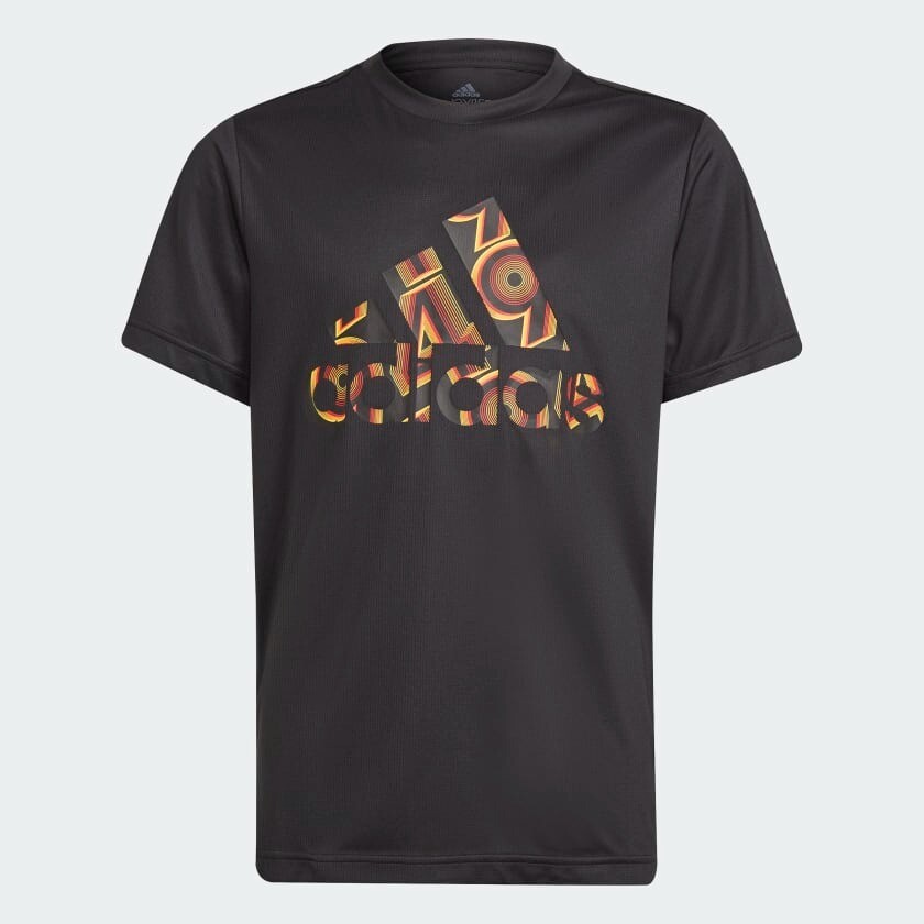

Футболка Adidas Sportswear Aeroready Logo, черный/мультиколор